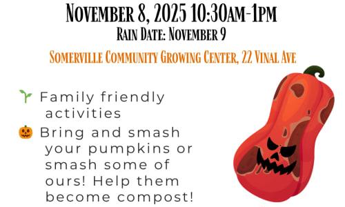 Somerville's Inaugural Pumpkin Smash thumbnail