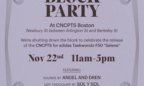 CNCPTS x adidas Block Party thumbnail