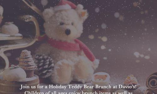 Teddy Bear Brunch at Davio's Seaport thumbnail