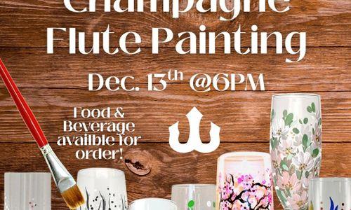 Crafts & Cocktails: Champagne Flute Painting thumbnail