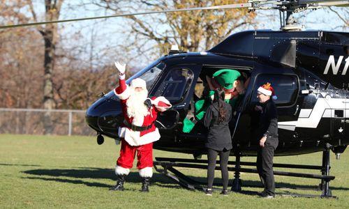 Santa's Arrival by Helicopter thumbnail