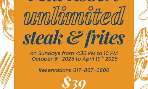 UNLIMITED STEAK & FRITES SUNDAYS thumbnail