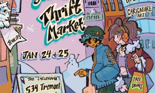Huge Winter Vintage Clothing Pop-up Thrift Market @ Cyclorama thumbnail