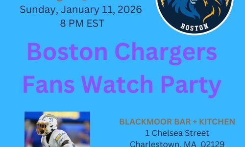 Playoff Watch Party in Boston for Chargers fans thumbnail