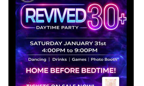 REVIVED — 30+ Daytime Dance Party (4–9 PM) thumbnail