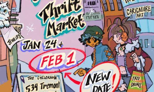 Huge Winter Vintage Clothing Pop-up Thrift Market @ Cyclorama thumbnail