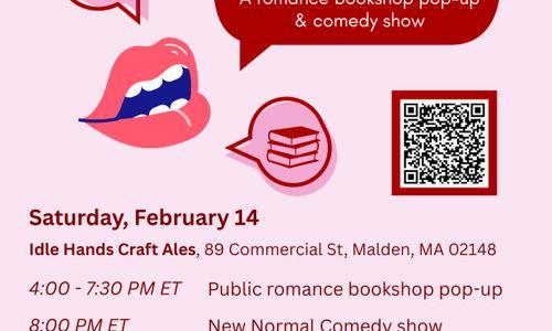 Rom & Com: A romance bookshop pop-up & comedy show thumbnail