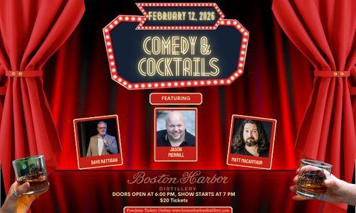 Comedy & Cocktails at Boston Harbor Distillery thumbnail