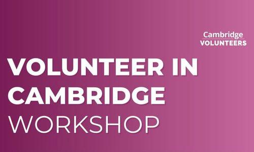 Volunteer in Cambridge: Find Your Mission Workshop thumbnail
