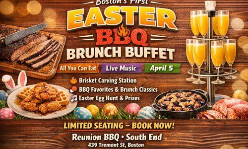Easter BBQ Brunch Buffet Experience at Reunion BBQ thumbnail
