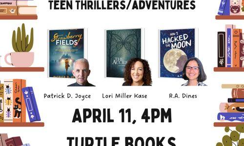 YA Thriller/Adventure Author Event at Turtle Books thumbnail
