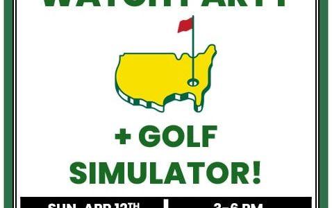 Masters Watch Party & Golf Simulator Event thumbnail