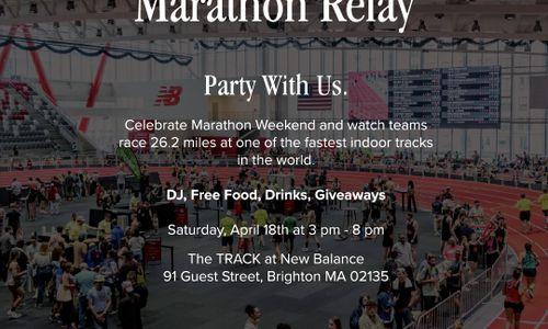 The New Balance Marathon Relay at the TRACK at New Balance to Kick Off Boston’s Biggest Running Weekend thumbnail