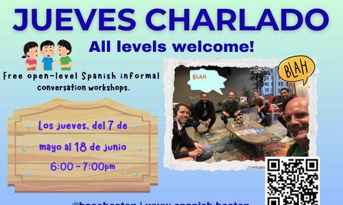 ¡Jueves Charlado!: Free open-level informal Spanish conversation workshops thumbnail