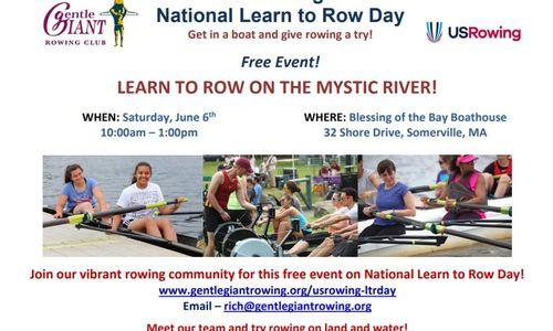 National Learn to Row Day with Gentle Giant Rowing Club thumbnail