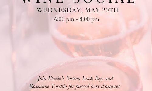 Wine Social at Davio's Back Bay - May 20th thumbnail