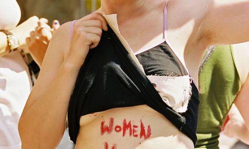 Mirana Comstock: EYE OF THE STORM: Photographs of Protest and Resistance Curated by Tina Chakarian and Petra Dankova thumbnail