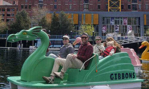 Animal Pedal Boat Rentals on Boston's Fort Point Channel thumbnail
