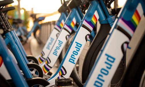 Blue Cross Blue Shield of MA Celebrates Pride Month with Return of Proud Bikes to Bluebikes System thumbnail