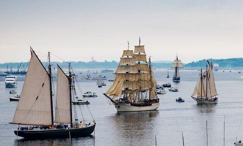 Tall Ships Boston 2026: Parade of Sail in Boston Harbor thumbnail