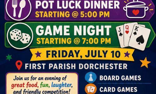 Pot luck and/or Game night! thumbnail