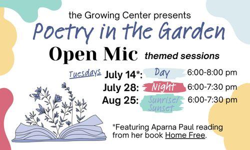 Poetry in the Garden, Featuring HOME FREE by Aparna Paul thumbnail