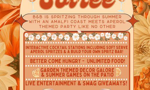 2nd Annual Aperol Spritz Secret Garden Soiree thumbnail