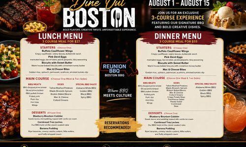 Dine Out Boston 2026 at Reunion BBQ thumbnail