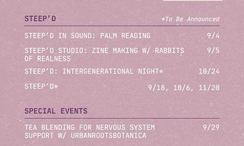 Steep'd Studio: Zine Workshop with Rabbits of Realness thumbnail