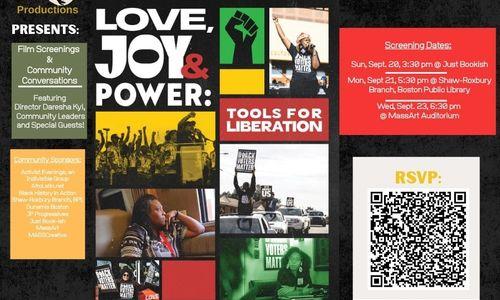 MassArt Screening & Community Conversations - Love, Joy, and Power: Tools for Liberation thumbnail