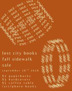 Lost City Books - FALL SIDEWALK SALE thumbnail