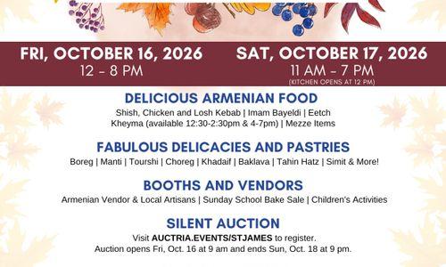 St. James Armenian Church 79th Annual Bazaar thumbnail
