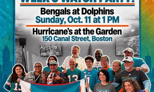 Miami Dolphins Fans of Boston Week 5 Watch Party thumbnail