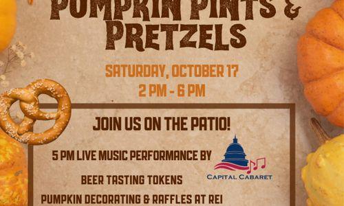 Pumpkin Pints & Pretzels at Red Bear Brewing Co! thumbnail