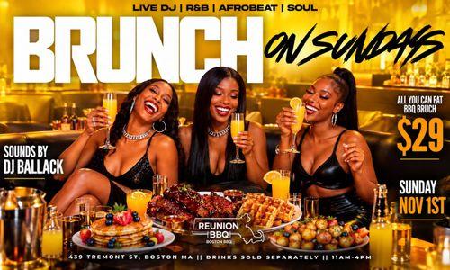 The Sunday Reunion: All-You-Can-Eat BBQ Brunch & Live DJ thumbnail